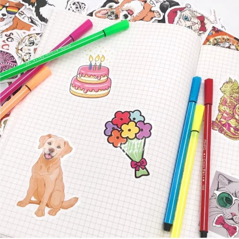 50pc Vinyl Sticker Set  - Picture 3 of 5